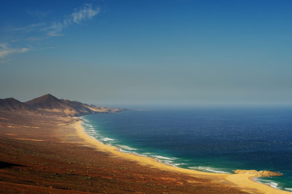 View of Barlovento Beach and El Islote, Fuerteventura